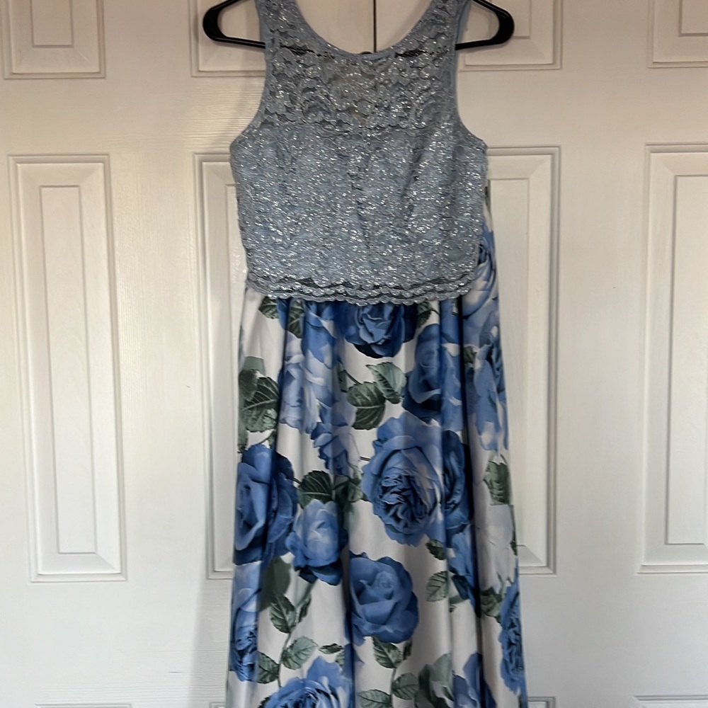 2 piece prom dress